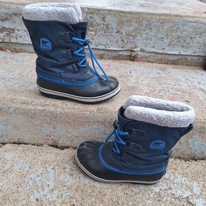 SOREL Yoot PAC Nylon Waterproof Boots Size 4